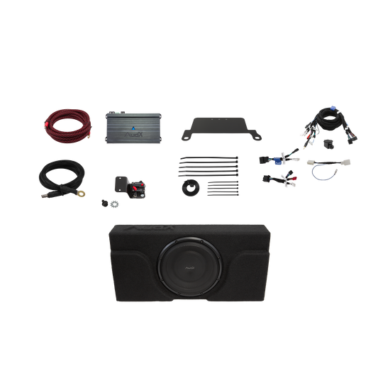 2020 - 2023 Toyota Tacoma amplifier and subwoofer upgrade combo