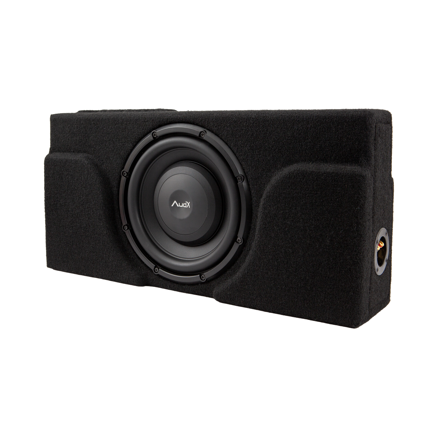 ATCM-4D3G 2016 - 2023 Non-JBL Toyota Tacoma Subwoofer Enclosure no grille angle-view