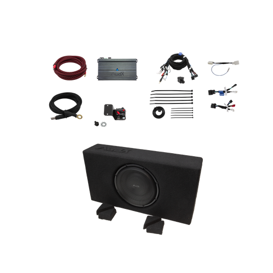 2018 - 2023 Toyota plug and play amplifier/subwoofer upgrade combo