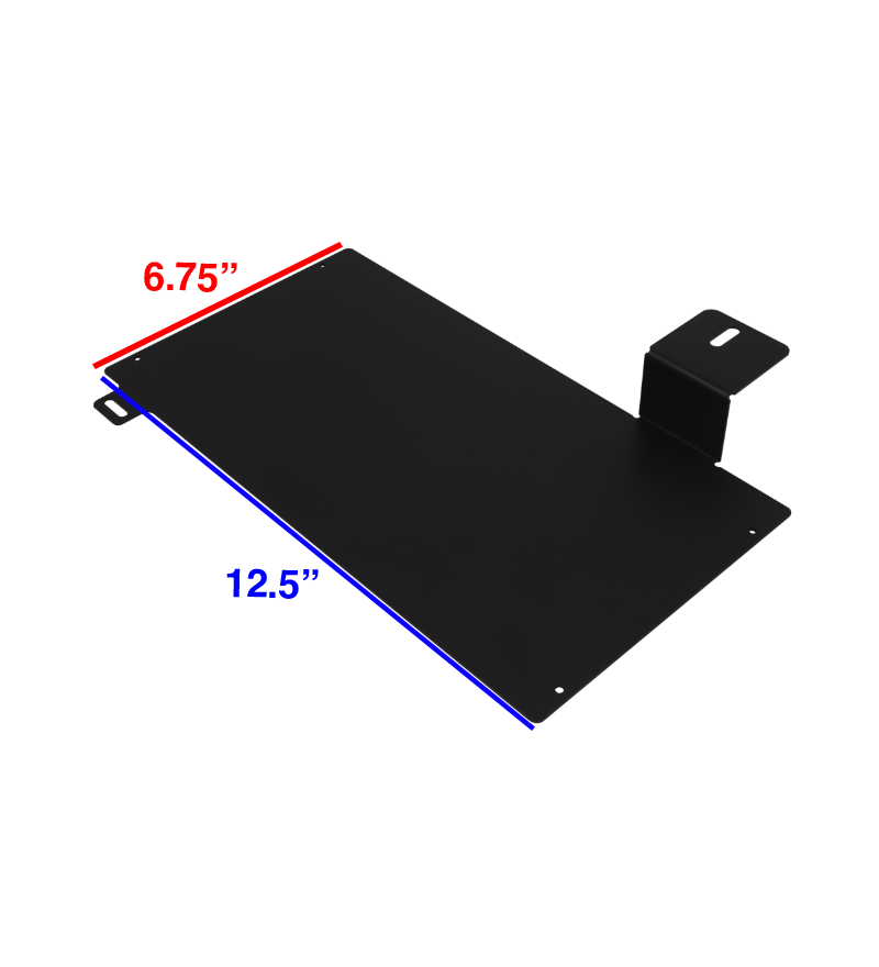 BKT-TCM24U | 2024 - Up Toyota Tacoma  under driver's seat amplifier mounting bracket